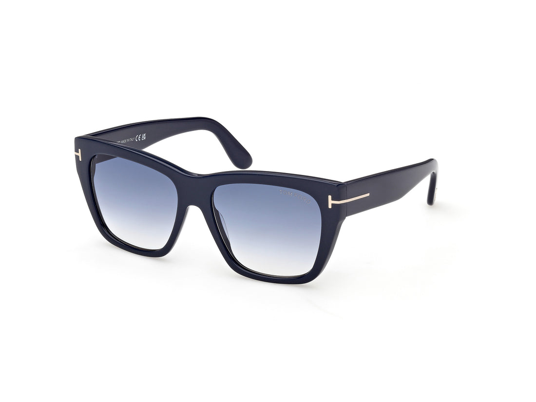 Occhiali da sole tom ford ft1343 flynn-02 90w azul butterfly femenino taglia 55mm - Vista principale