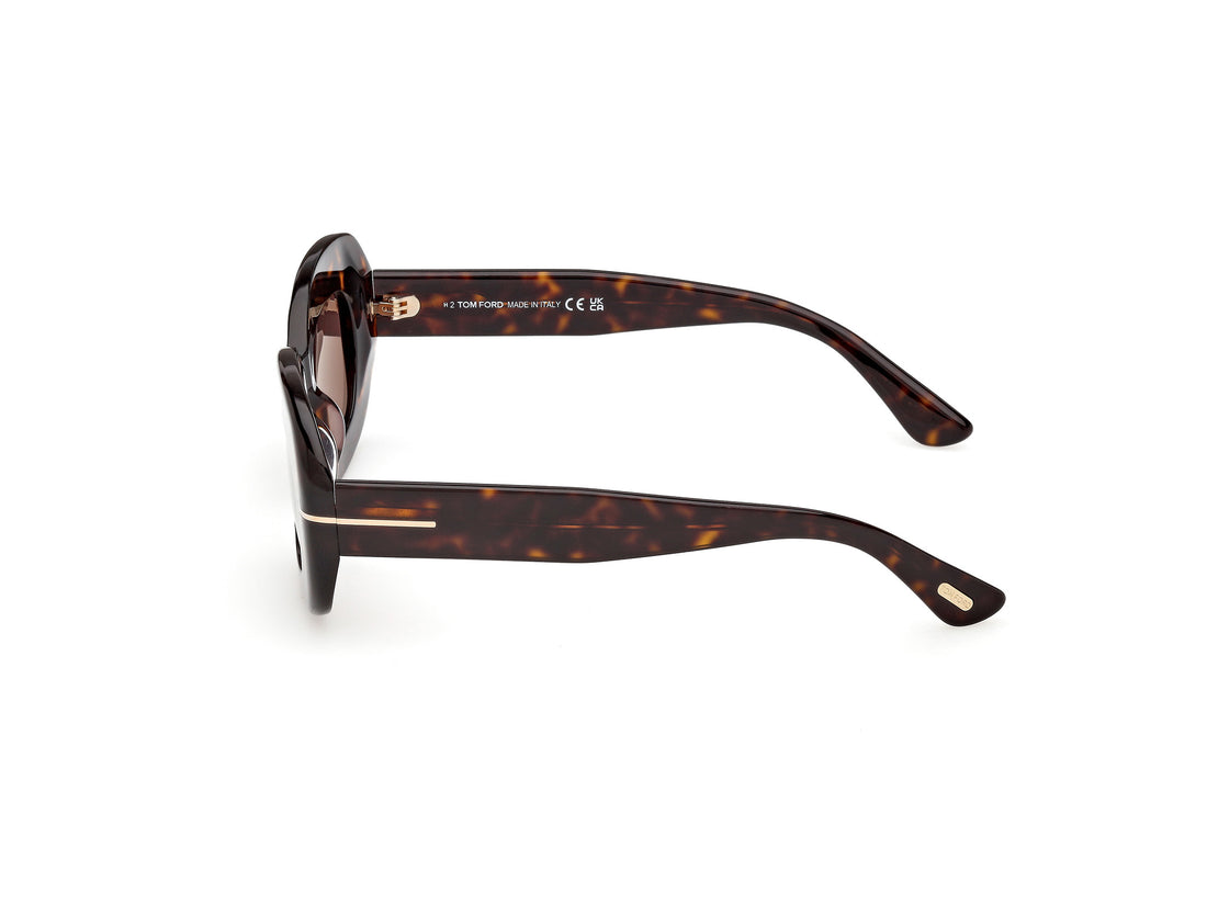 Occhiali da sole tom ford ft1345 islay-02 52e havana rectangular femenino taglia 50mm - Vista dettagliata