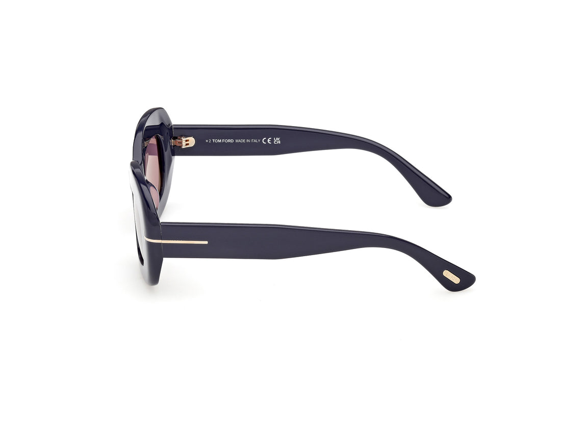 Sonnenbrillen tom ford ft1345 islay-02 90y azul rectangular femenino größe 50mm - Detailansicht