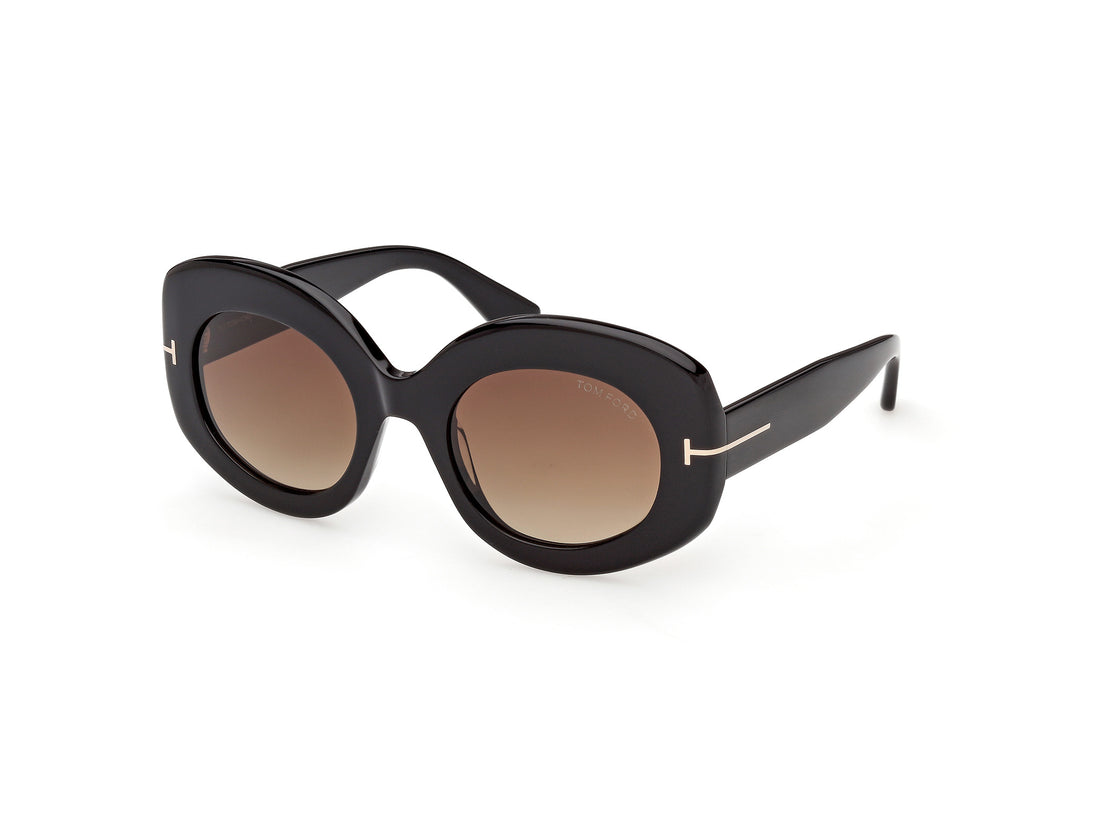 Occhiali da sole tom ford ft1346 claudette-02 01f negro round femenino taglia 51mm - Vista principale