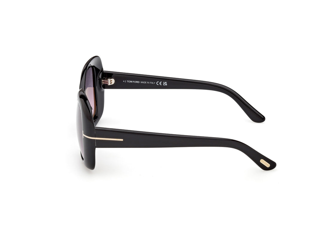 Occhiali da sole tom ford ft1348 sandra-02 01b negro square femenino taglia 52mm - Vista dettagliata