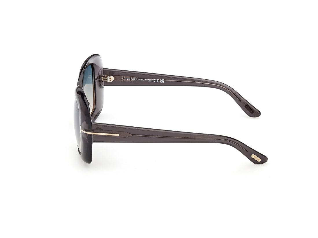 Occhiali da sole tom ford ft1348 sandra-02 20p gris square femenino taglia 52mm - Vista dettagliata