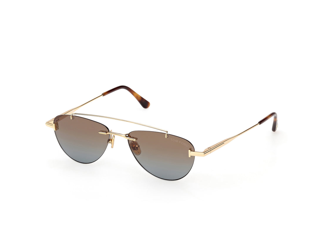 Sonnenbrillen tom ford ft1356 astor-02 30f dorado pilot unisex größe 55mm - Hauptansicht