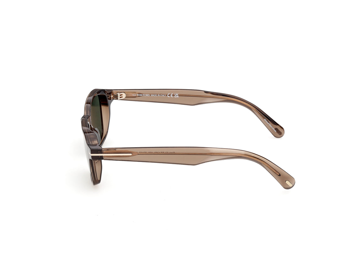 Gafas de sol tom ford ft1359 ezra-02 45n marron square masculino talla 50mm - Vista de detalle