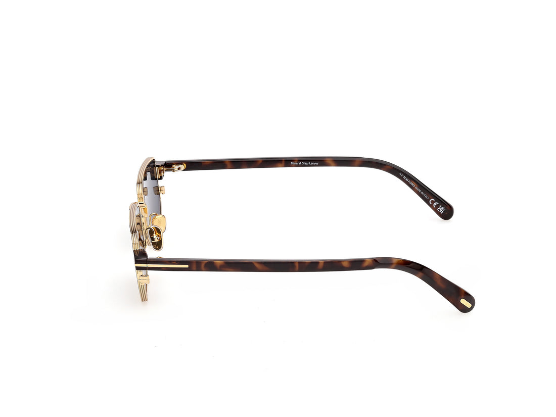 Sonnenbrillen tom ford ft1360 liam-02 30a dorado rectangular masculino größe 51mm - Detailansicht