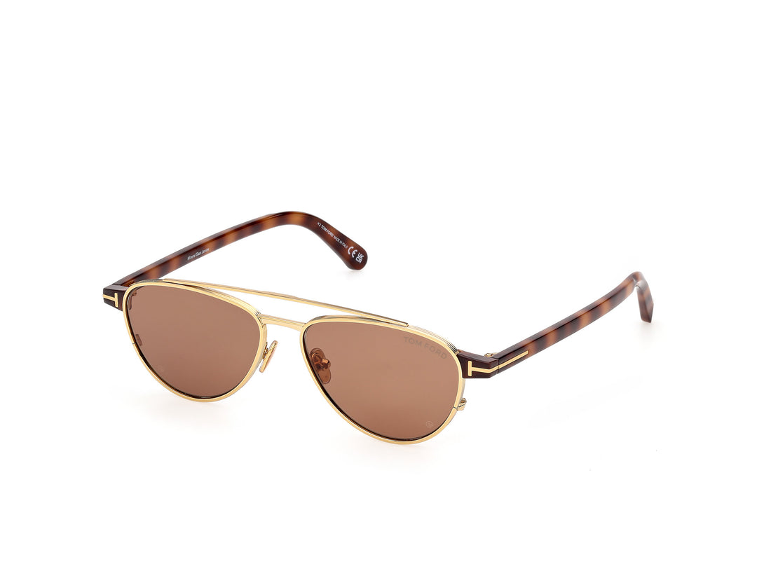 Sonnenbrillen tom ford ft1361 anthony-02 30e dorado pilot masculino größe 55mm - Hauptansicht