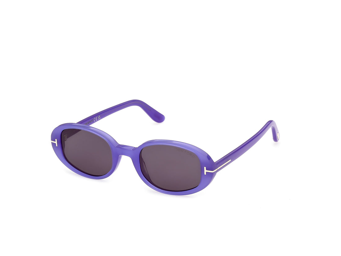 Sunglasses tom ford ft1364 iggy 81a violeta oval femenino size 49mm - Main view