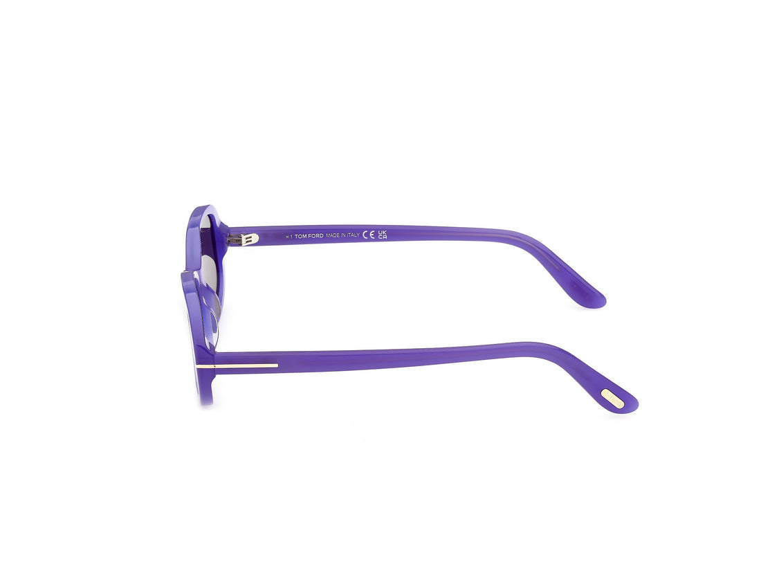 Sunglasses tom ford ft1364 iggy 81a violeta oval femenino size 49mm - Detailed view