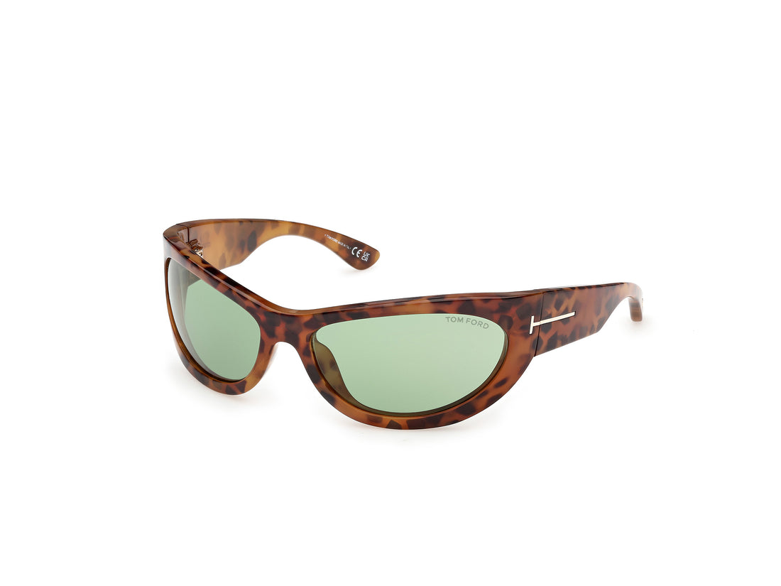 Occhiali da sole tom ford ft1365 leona-02 55n havana cat eye femenino taglia 62mm - Vista principale