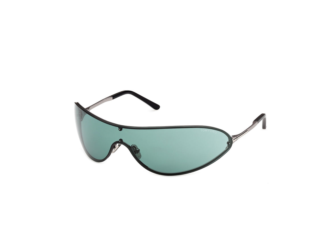 Sonnenbrillen tom ford ft1396 brady-02 12n plateado shield unisex größe 0mm - Hauptansicht
