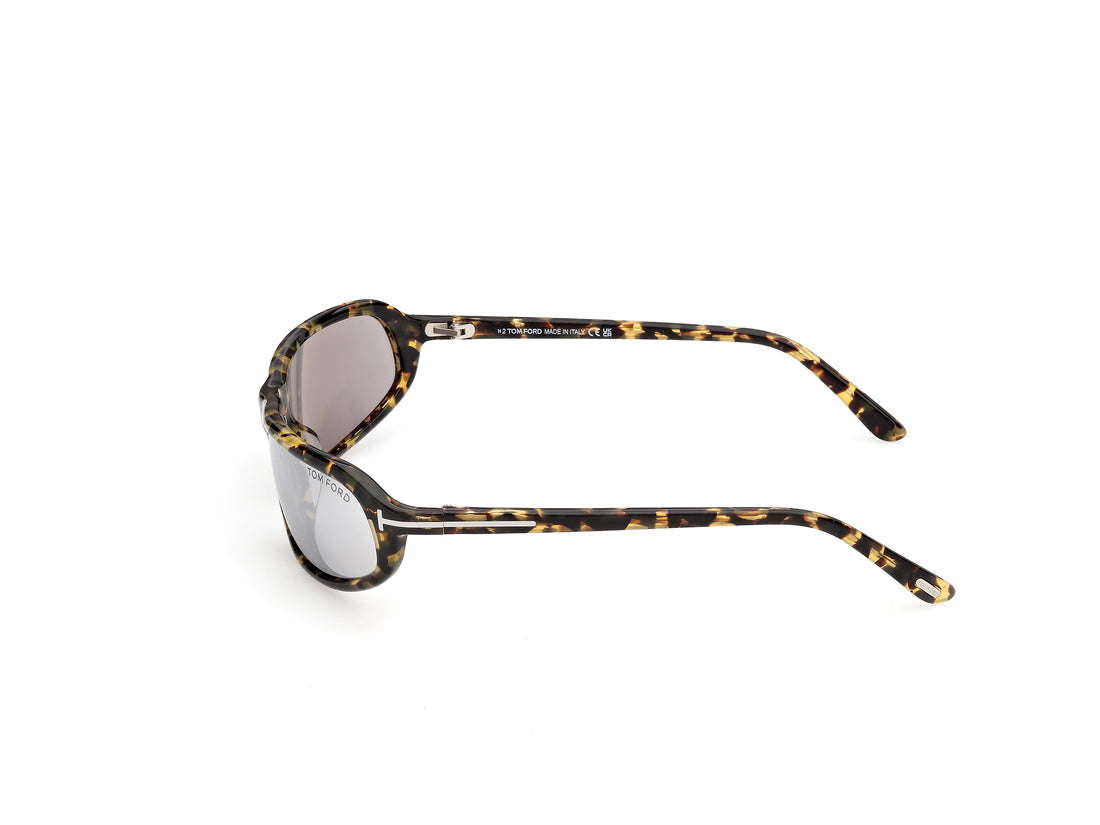 Gafas de sol tom ford ft1400 addison-02 55c havana rectangular unisex talla 64mm - Vista de detalle