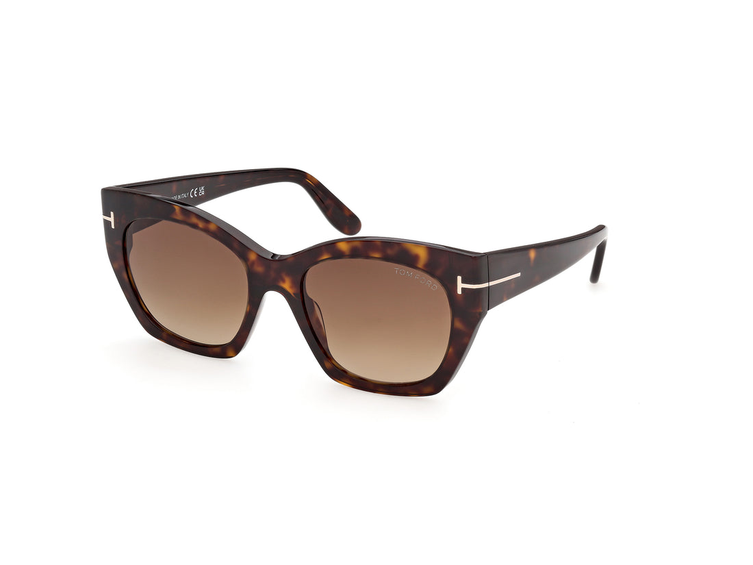 Sunglasses tom ford ft1422 joni-02 52f havana butterfly femenino size 54mm - Main view