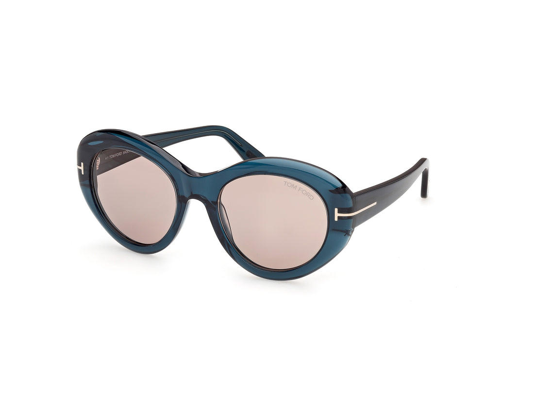 Gafas de sol tom ford ft1423 elodie-02 87e azul round femenino talla 54mm - Vista principal