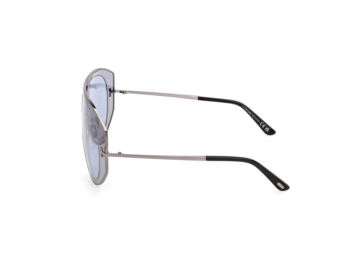 Solbriller tom ford ft1430 cade-02 20v gris pilot unisex størrelse 61mm - Detaljeret visning