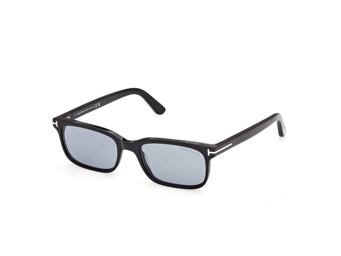 Solbriller tom ford ft1480 scout-02 01a negro rectangular unisex størrelse 52mm - Hovedvisning