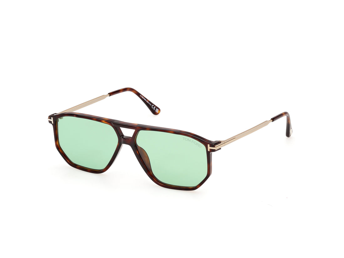 Solbriller tom ford ft1481 billie-02 54n havana navigator unisex størrelse 57mm - Hovedvisning