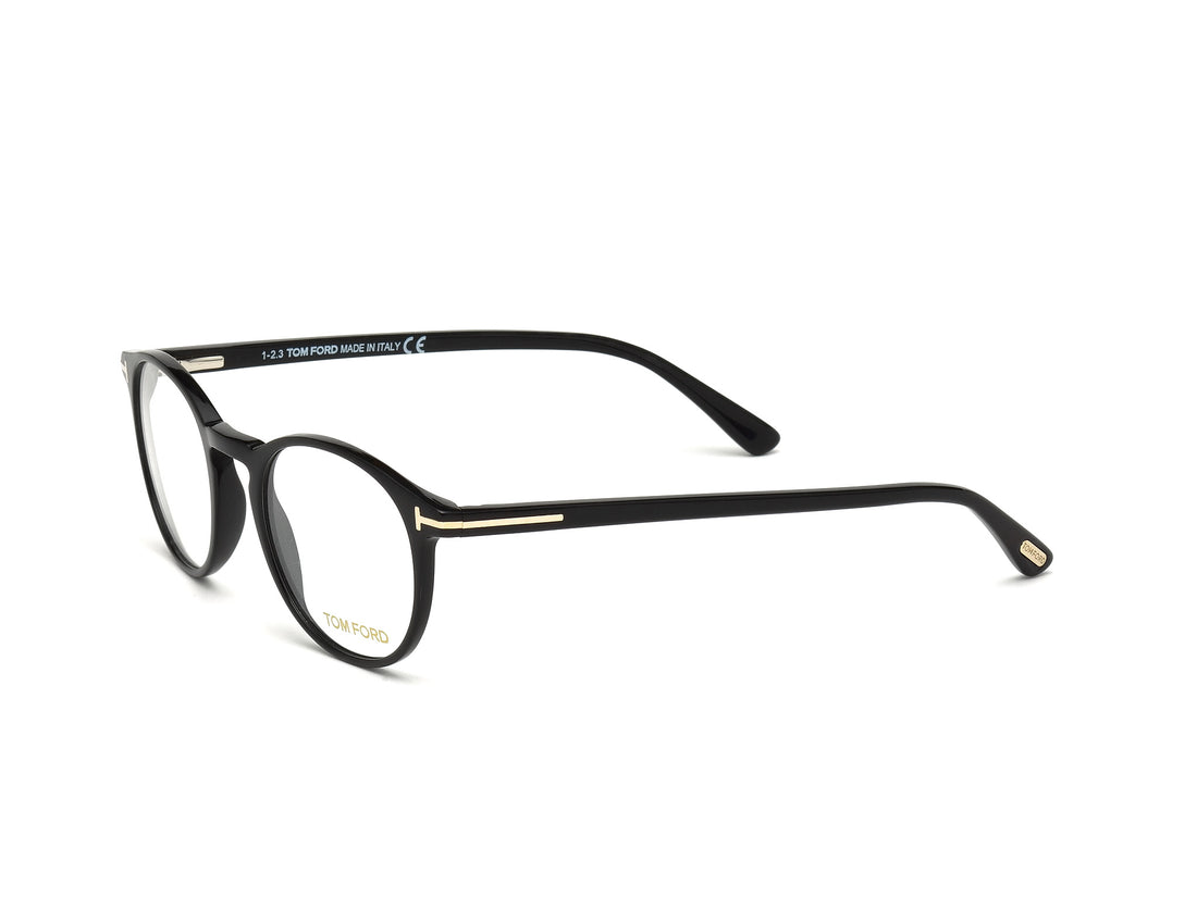 Occhiali da vista tom ford ft5294 001 negro round masculino taglia 48mm - Vista dettagliata