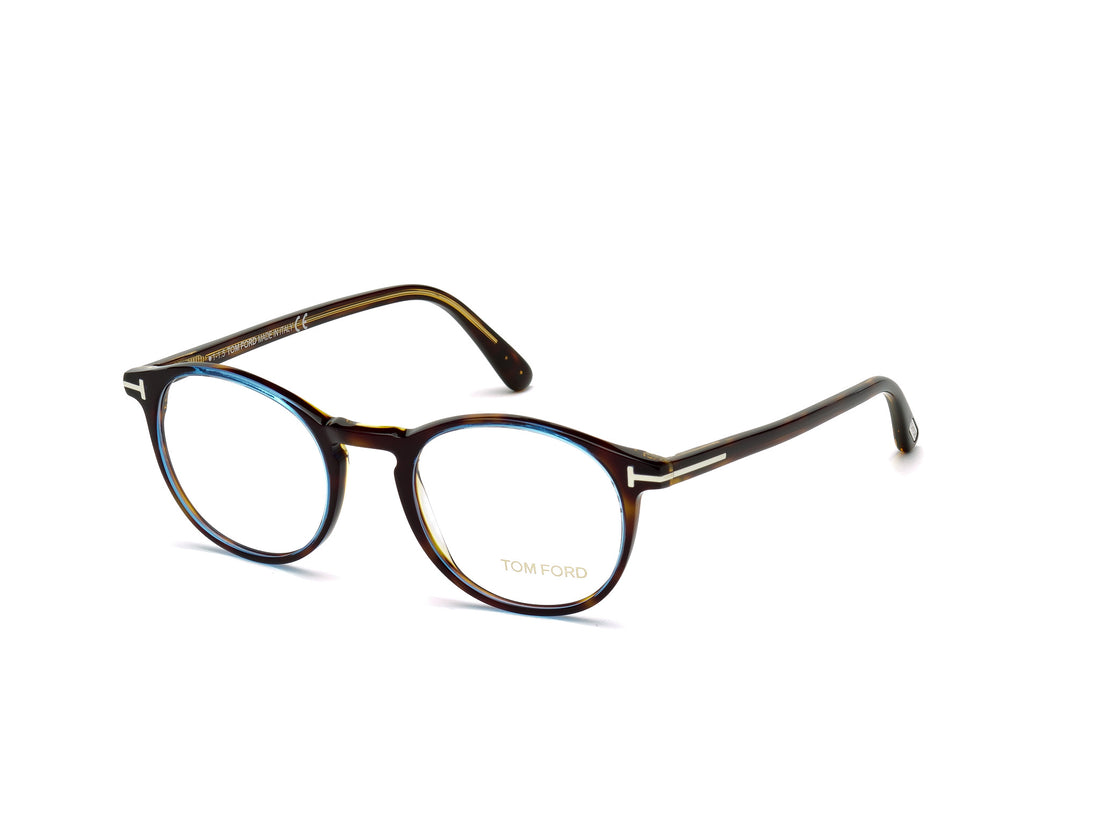 Occhiali da vista tom ford ft5294 056 havana round masculino taglia 48mm - Vista principale