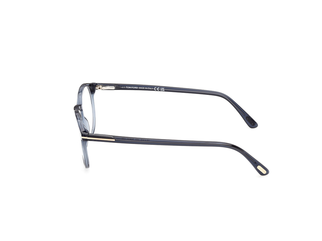 Prescription glasses tom ford ft5294 092 azul round masculino size 50mm - Detailed view