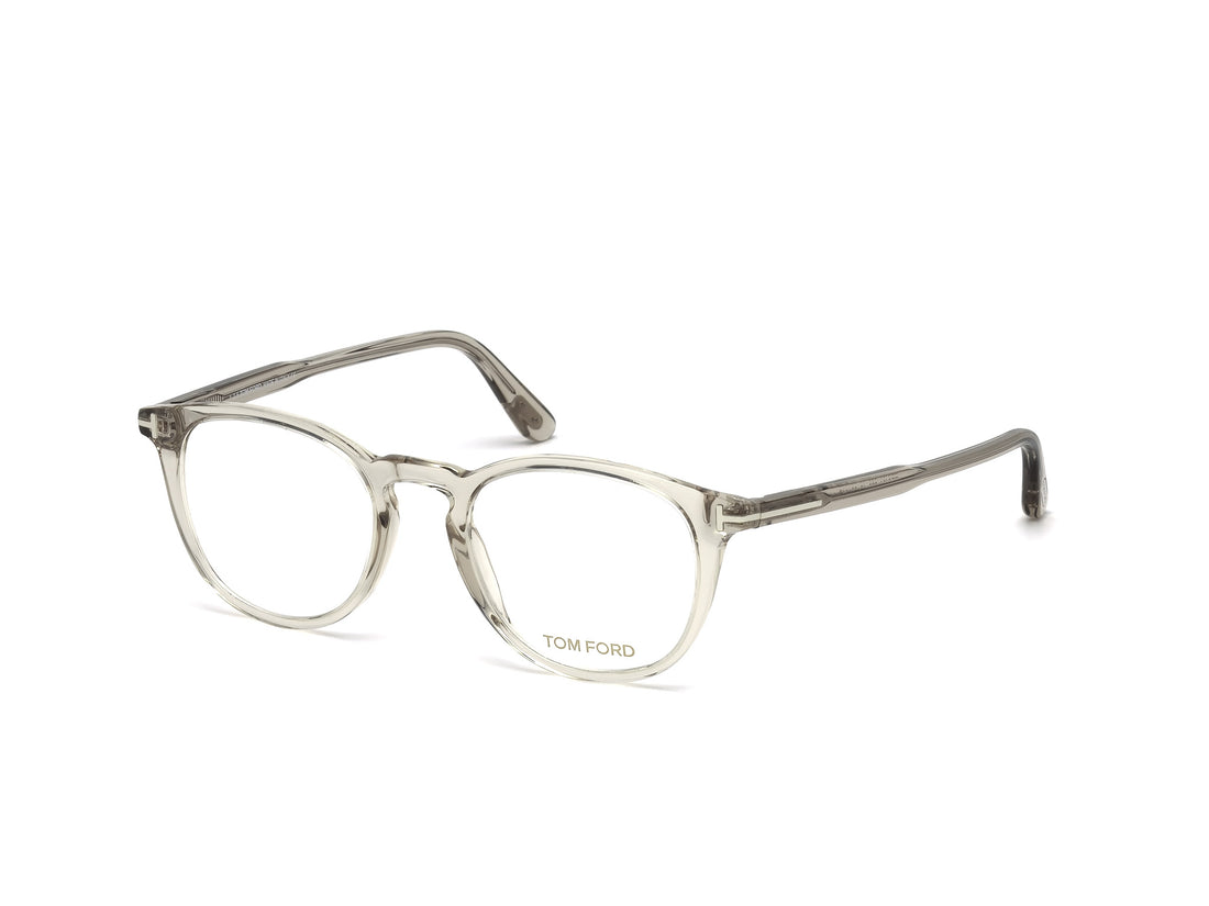 Prescription glasses tom ford ft5401 020 gris round unisex size 49mm - Main view