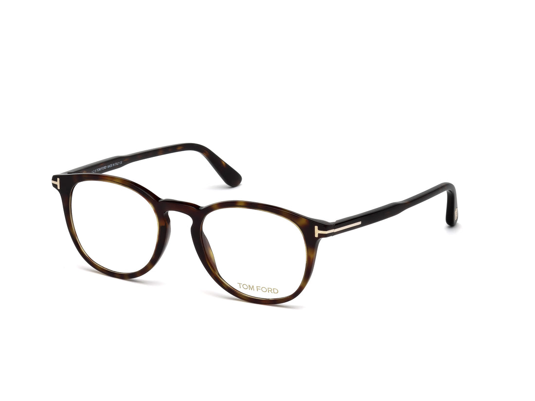 Brillen tom ford ft5401 052 havana round unisex größe 49mm - Hauptansicht