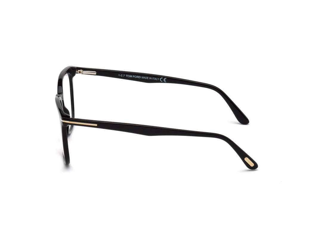Occhiali da vista tom ford ft5506 001 negro geometric unisex taglia 52mm - Vista dettagliata