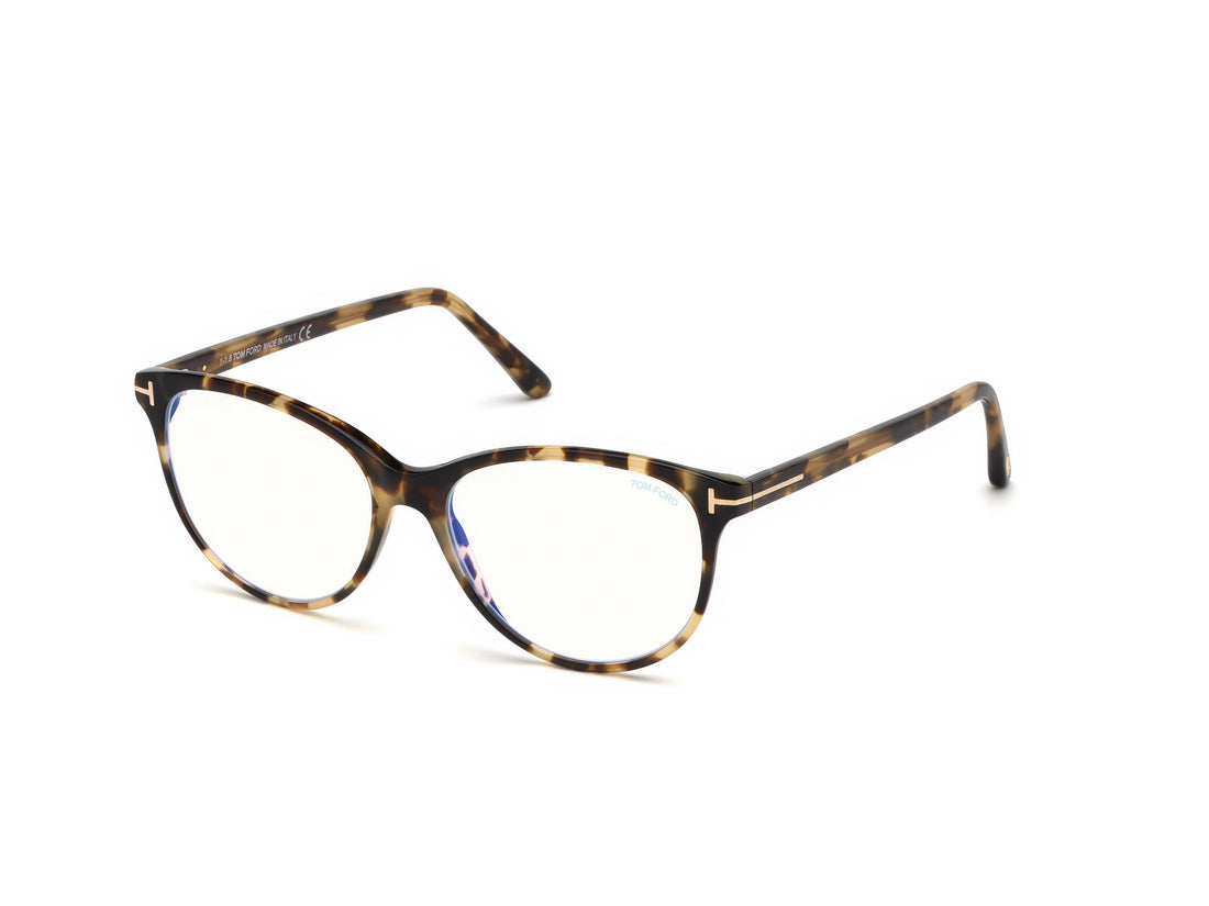 Brillen tom ford ft5544-b 055 havana oval femenino größe 55mm - Hauptansicht