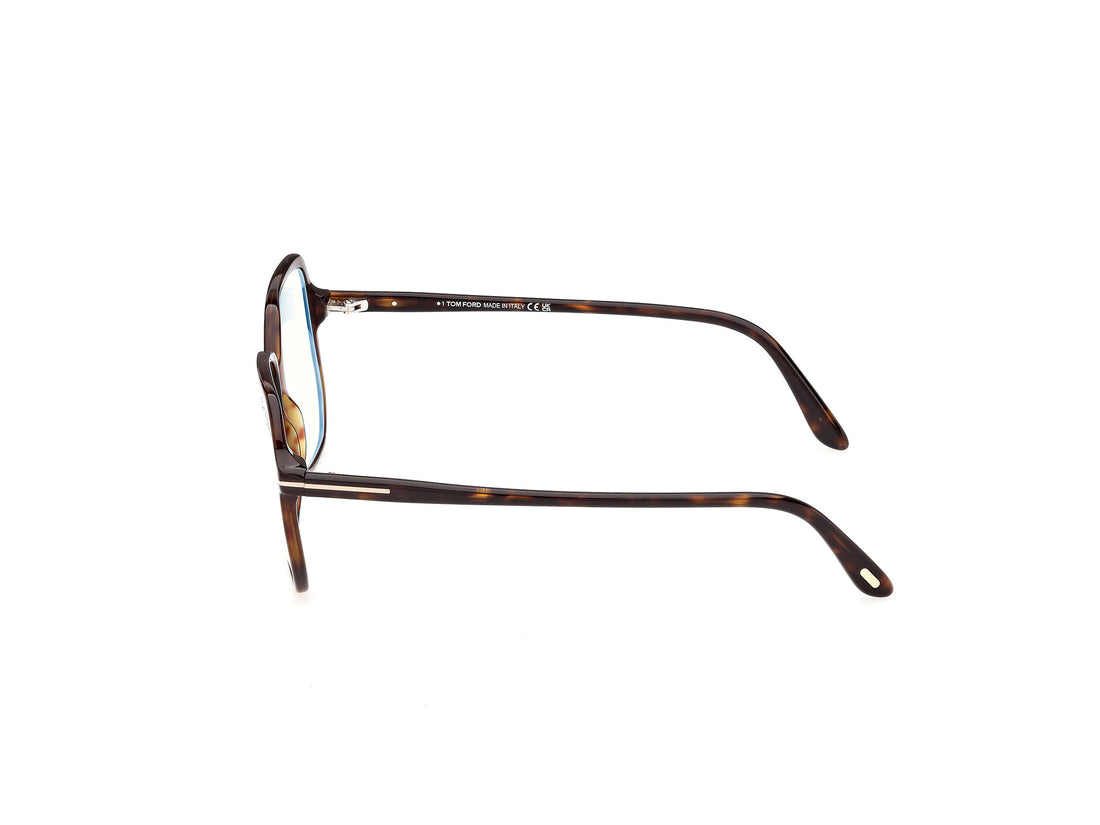 Prescription glasses tom ford ft5578-b 056 havana geometric femenino size 54mm - Detailed view