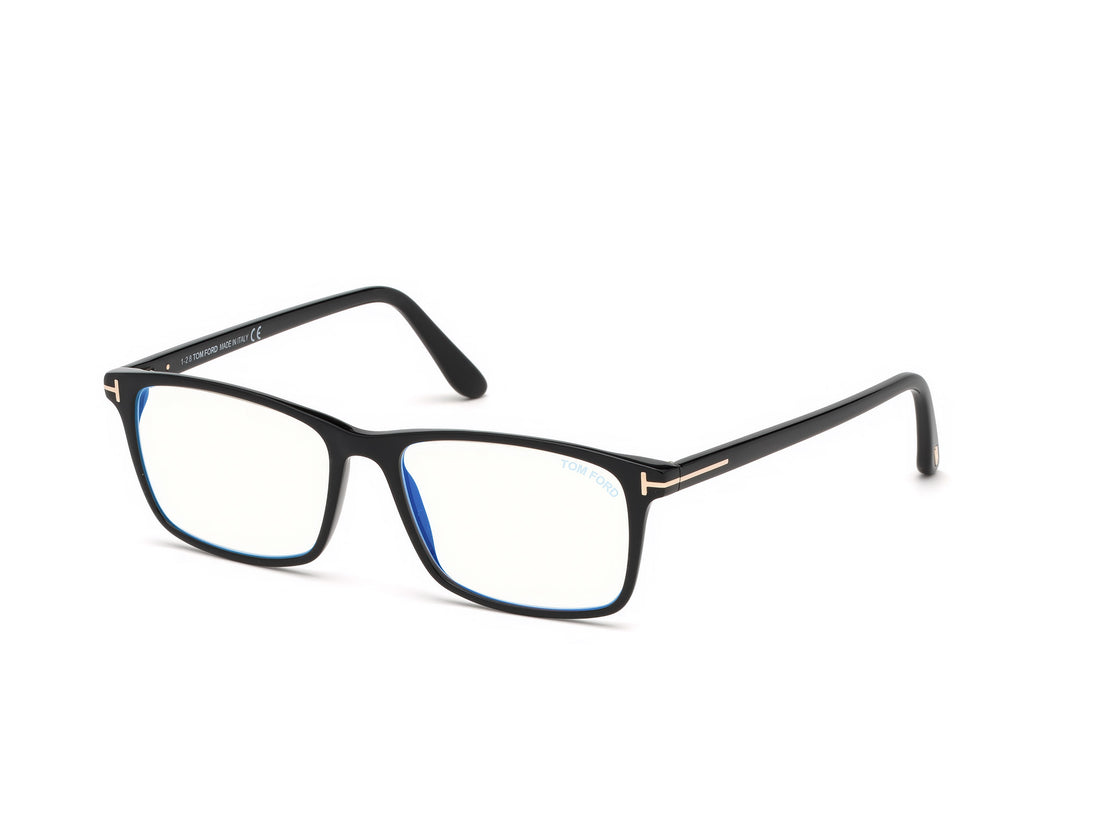 Brillen tom ford ft5584-b 001 negro rectangular masculino größe 54mm - Hauptansicht
