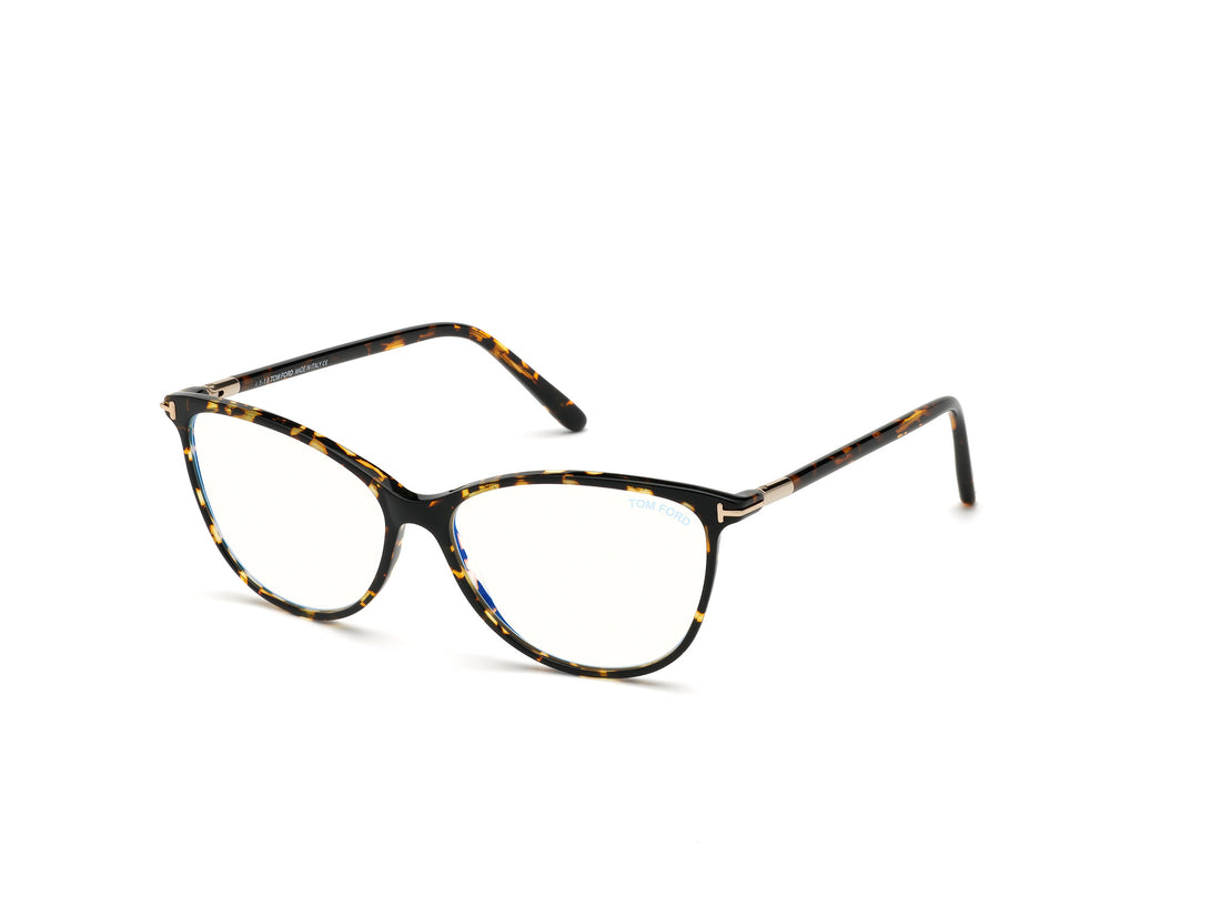 Prescription glasses tom ford ft5616-b 056 havana cat eye femenino size 54mm - Main view