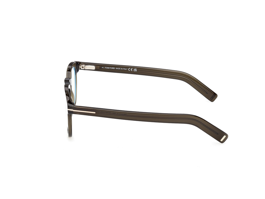 Lunettes de vue tom ford ft5629-b 096 verde oval masculino taille 48mm - Vue détaillée