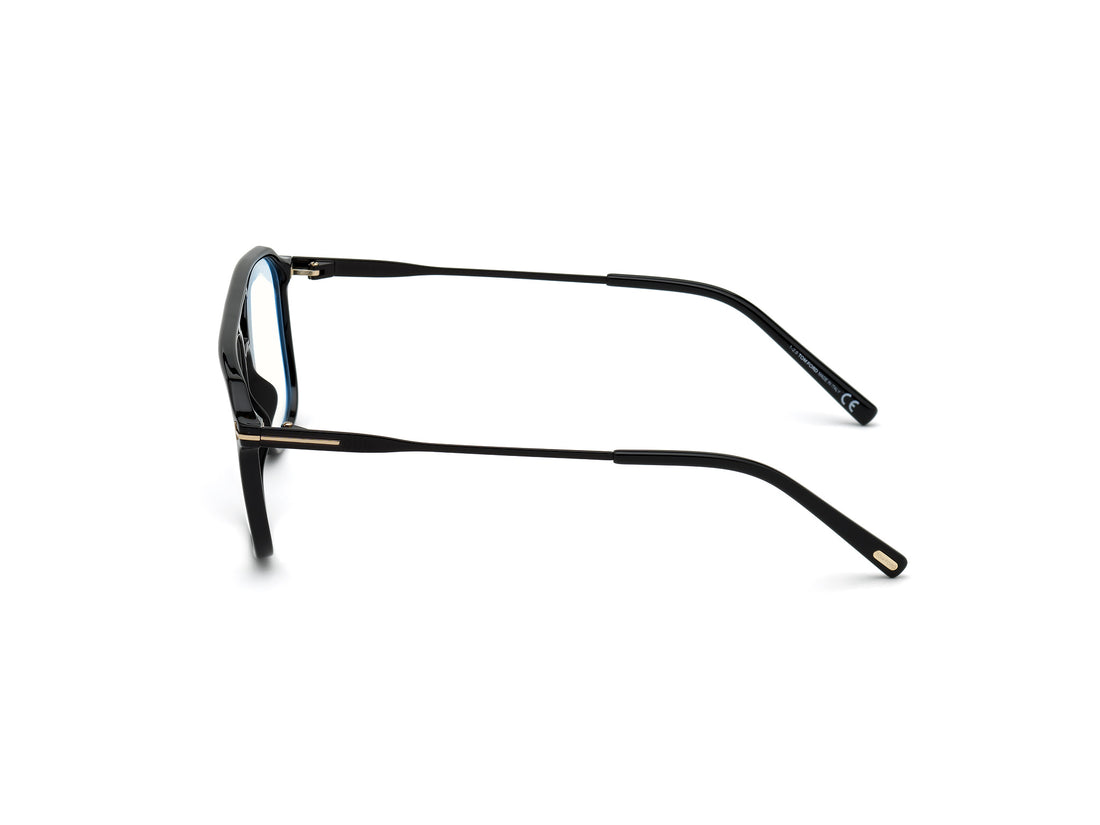 Occhiali da vista tom ford ft5665-b 001 negro navigator masculino taglia 54mm - Vista dettagliata