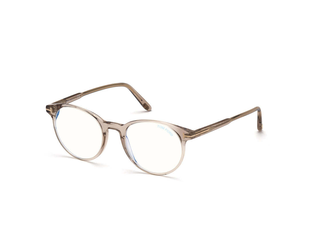 Occhiali da vista tom ford ft5695-b 045 marron round masculino taglia 49mm - Vista principale