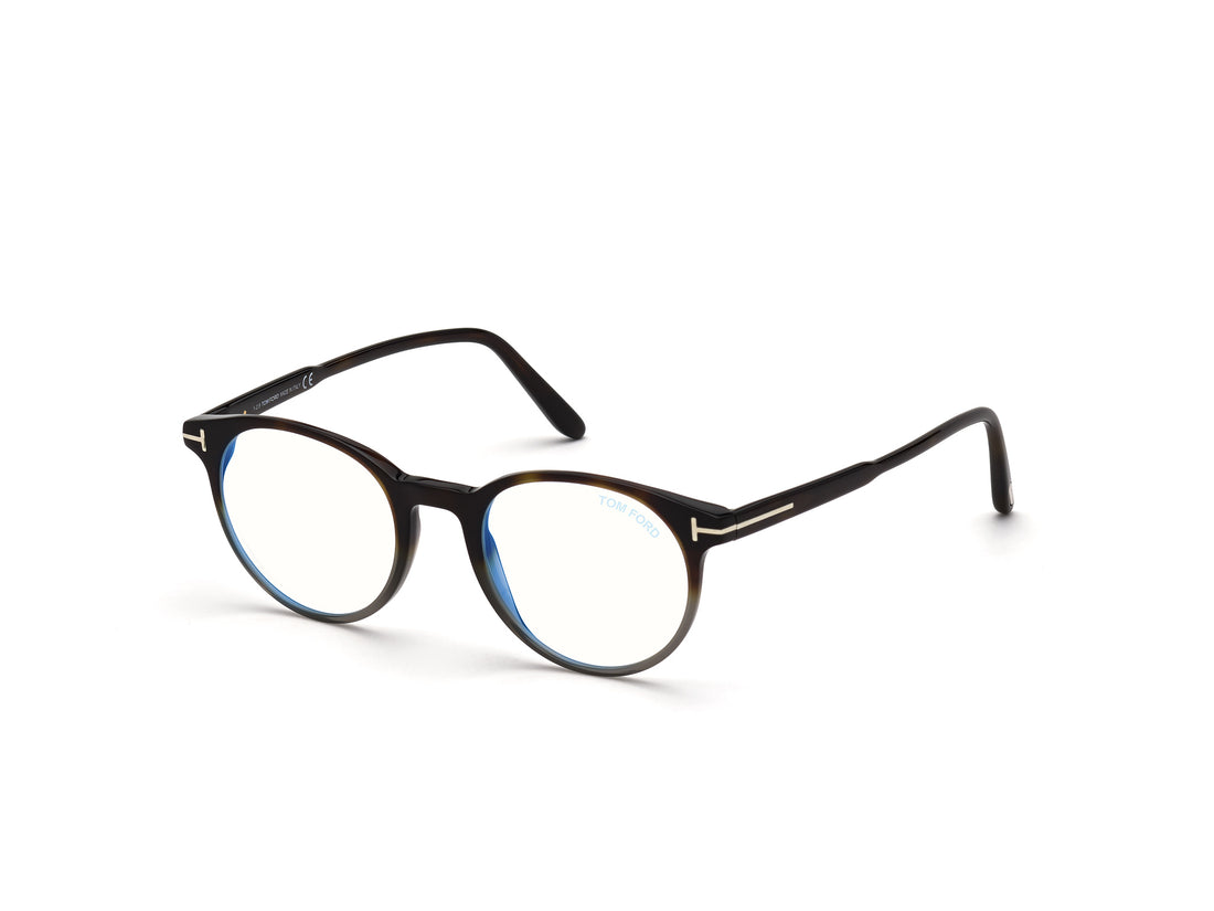 Occhiali da vista tom ford ft5695-b 056 havana round masculino taglia 47mm - Vista principale