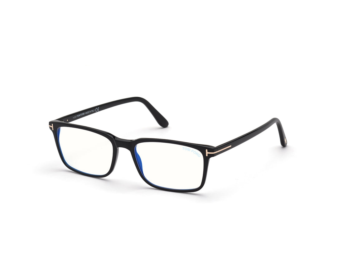 Brillen tom ford ft5735-b 001 negro rectangular masculino größe 54mm - Hauptansicht