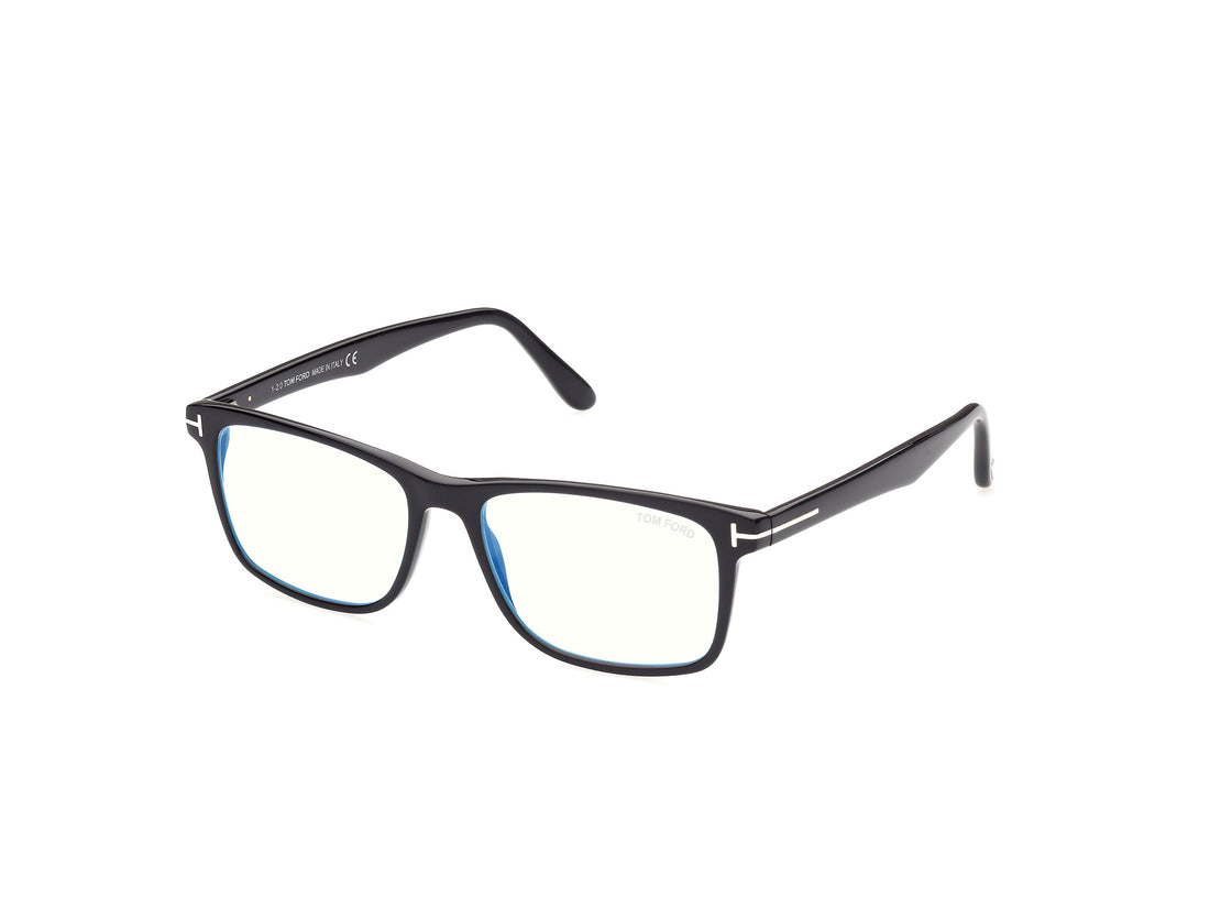 Brillen tom ford ft5752-b 001 negro rectangular masculino größe 57mm - Hauptansicht