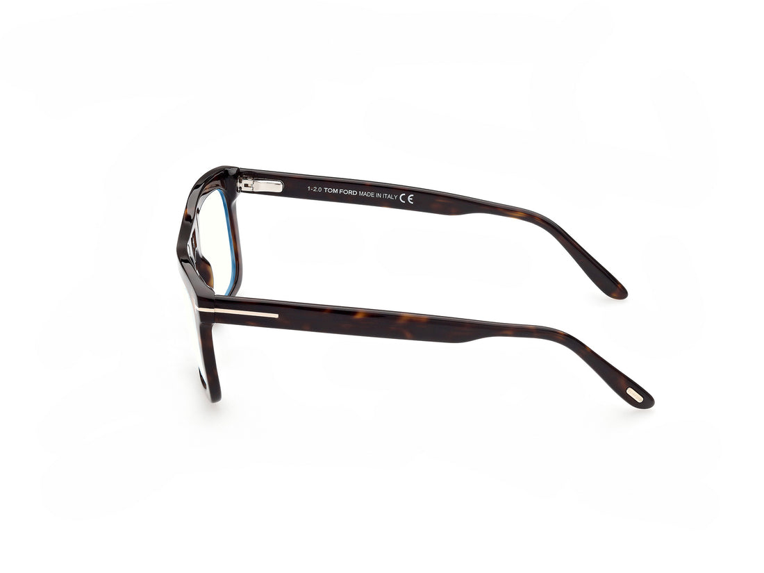 Occhiali da vista tom ford ft5757-b 052 havana rectangular masculino taglia 52mm - Vista dettagliata