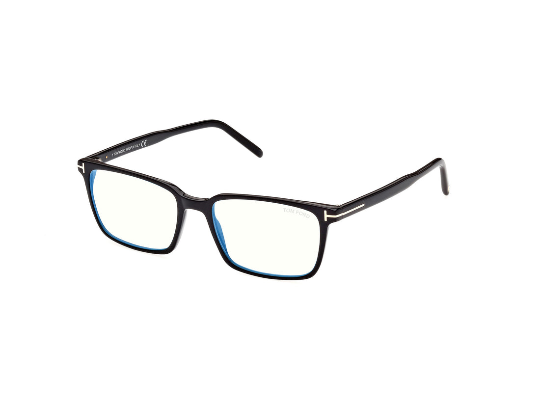 Briller tom ford ft5802-b 001 negro rectangular masculino størrelse 55mm - Hovedvisning