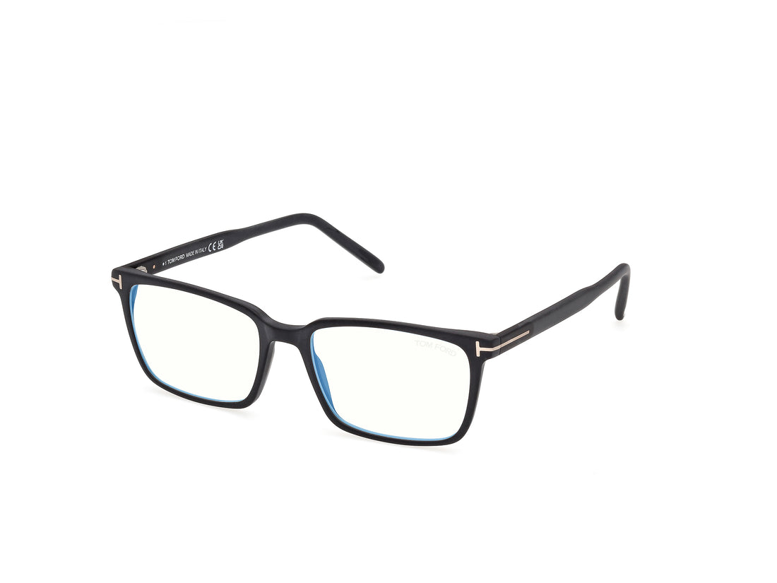 Briller tom ford ft5802-b 002 negro rectangular masculino størrelse 55mm - Hovedvisning