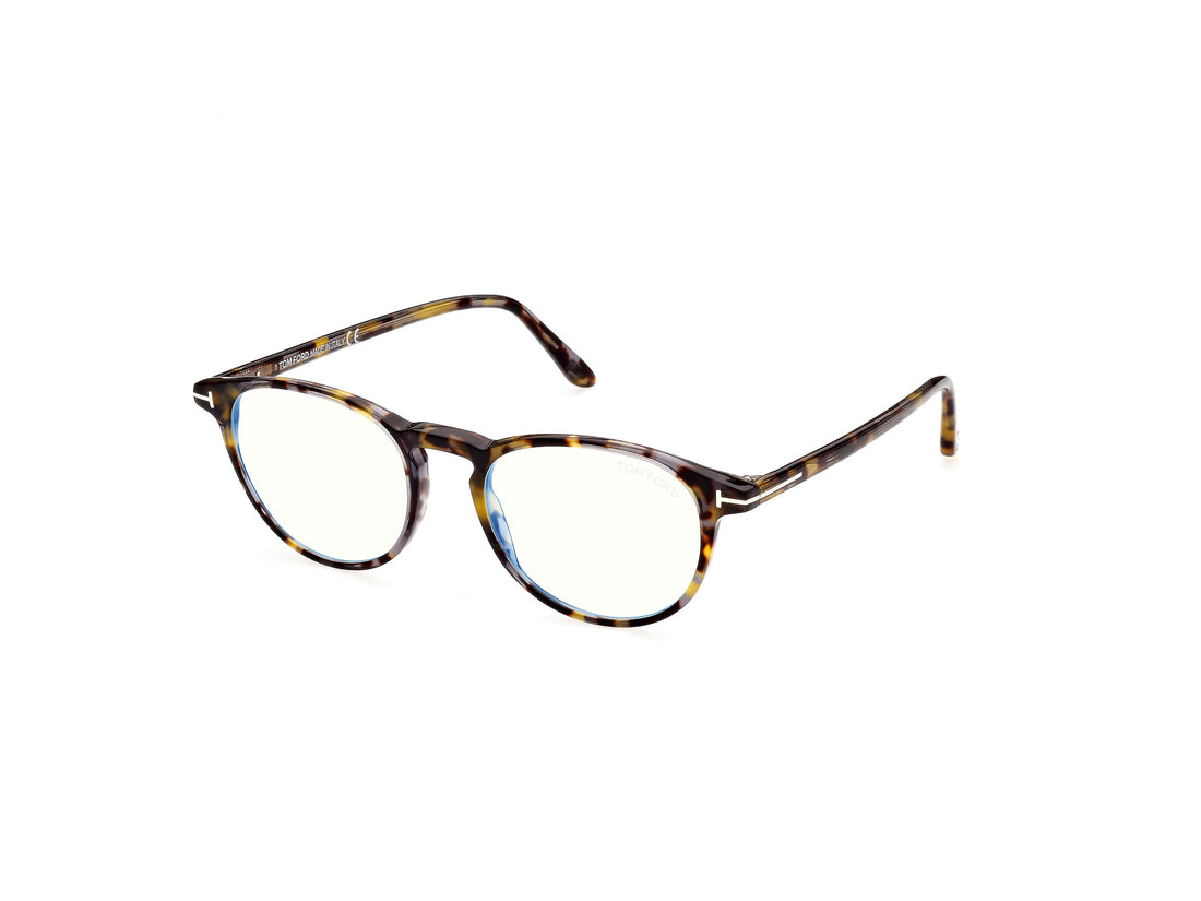 Brillen tom ford ft5803-b 055 havana round masculino größe 51mm - Hauptansicht
