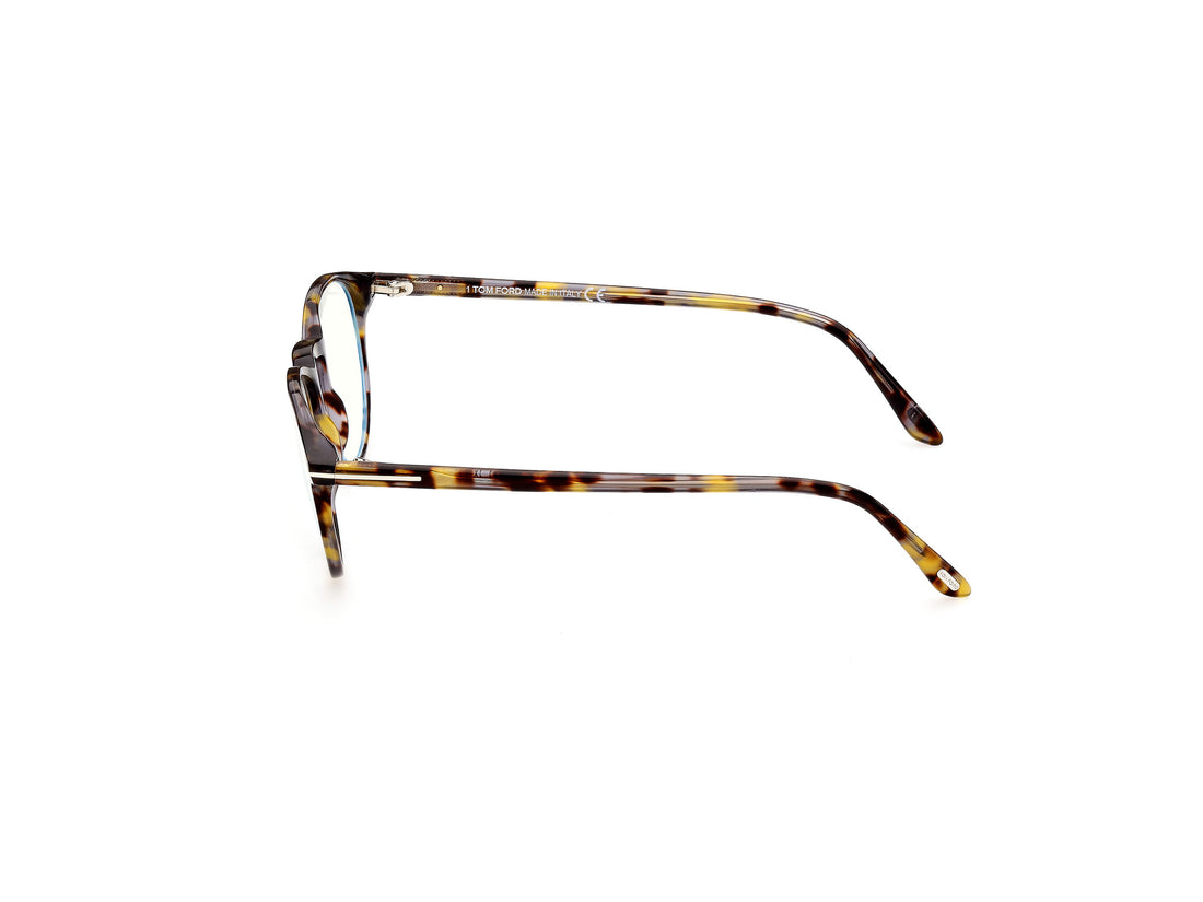 Brillen tom ford ft5803-b 055 havana round masculino größe 51mm - Detailansicht