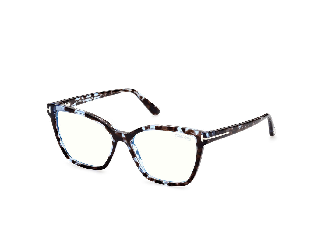 Gafas graduadas tom ford ft5812-b 055 havana butterfly femenino talla 53mm - Vista principal