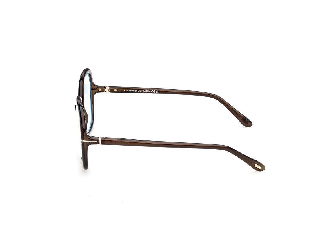 Lunettes de vue tom ford ft5814-b 096 verde geometric femenino taille 55mm - Vue détaillée