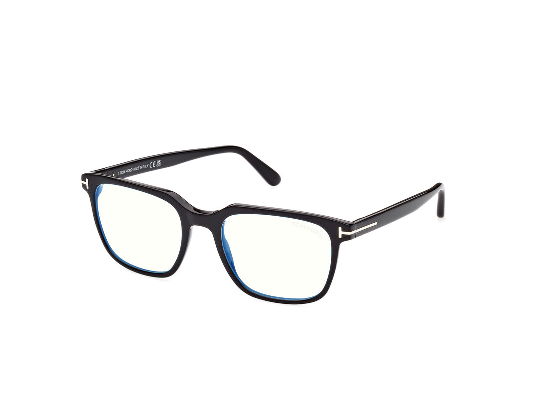 Prescription glasses tom ford ft5818-b 001 negro square masculino size 53mm - Main view