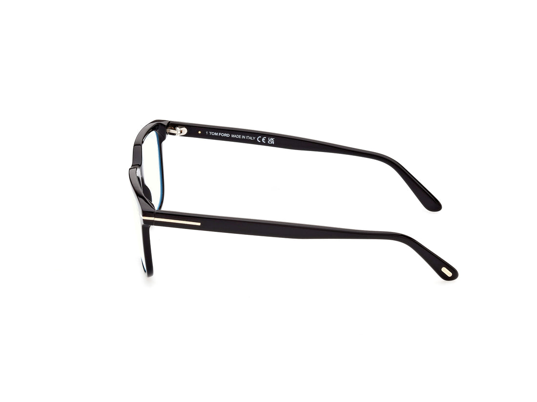 Prescription glasses tom ford ft5818-b 001 negro square masculino size 53mm - Detailed view
