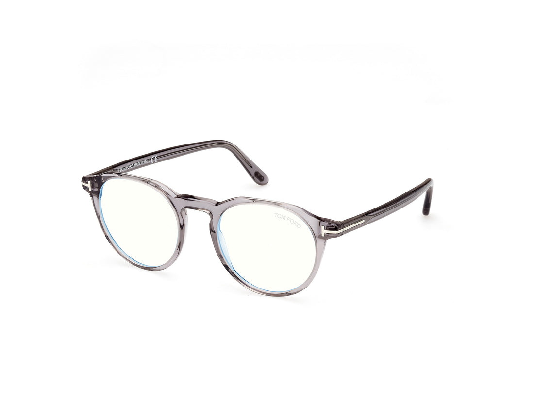 Occhiali da vista tom ford ft5833-b 020 gris round masculino taglia 49mm - Vista principale