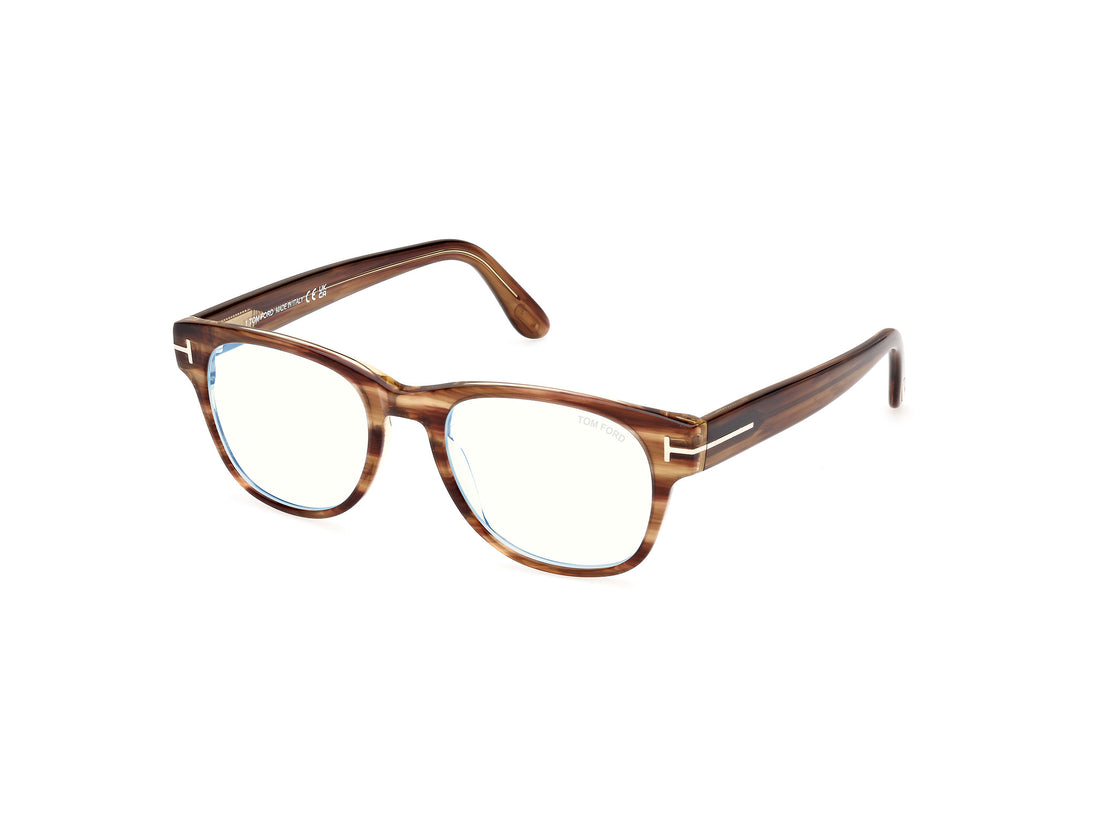 Gafas graduadas tom ford ft5898-b 050 marron square masculino talla 52mm - Vista principal
