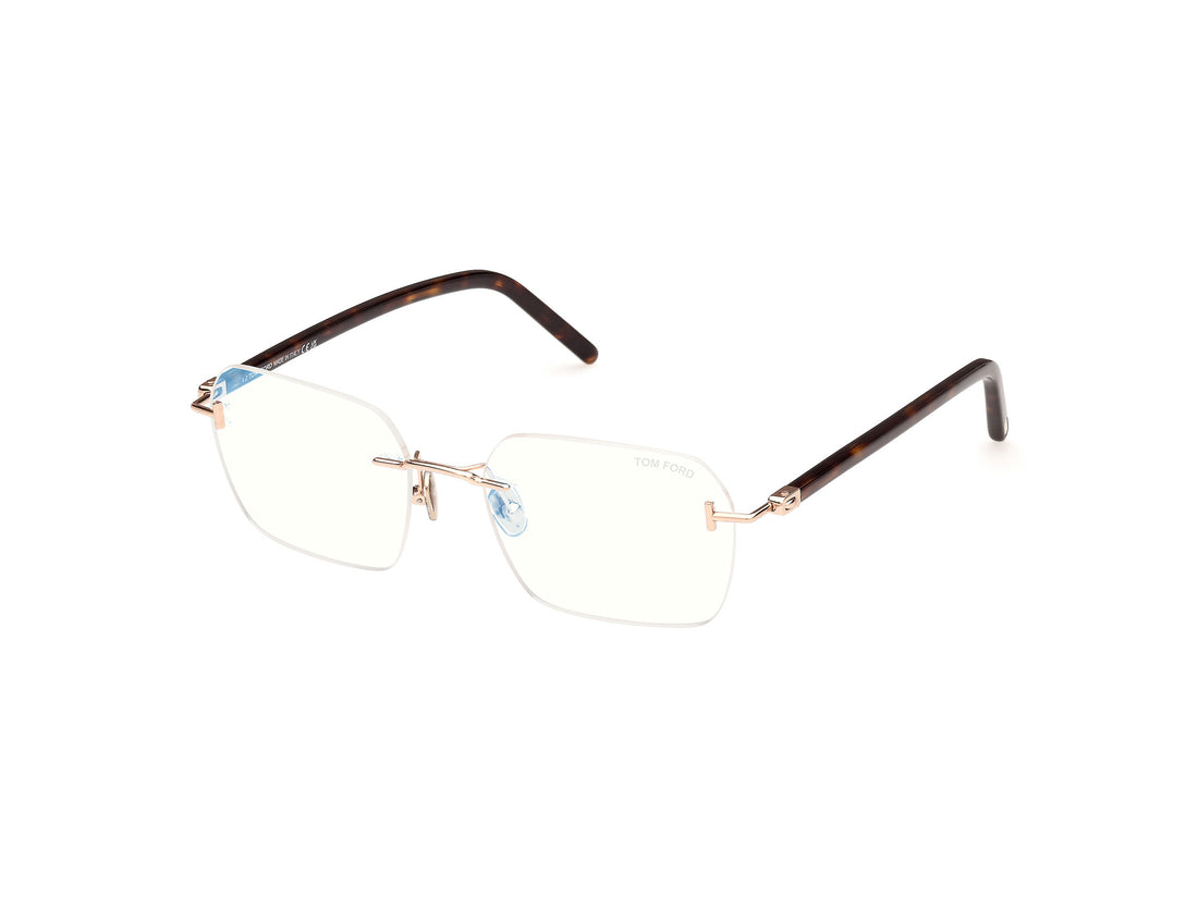 Occhiali da vista tom ford ft5934-b 028 dorado rectangular masculino taglia 54mm - Vista principale