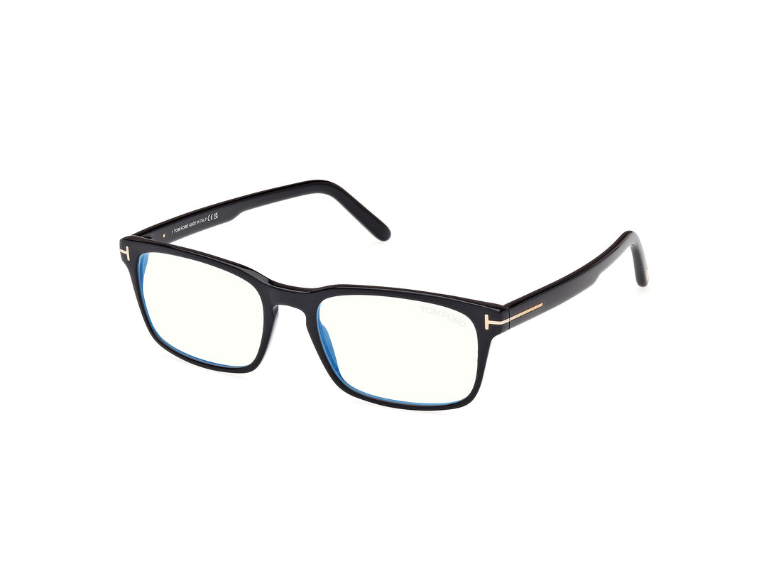 Gafas graduadas tom ford ft5938-b 001 negro rectangular masculino talla 54mm - Vista principal