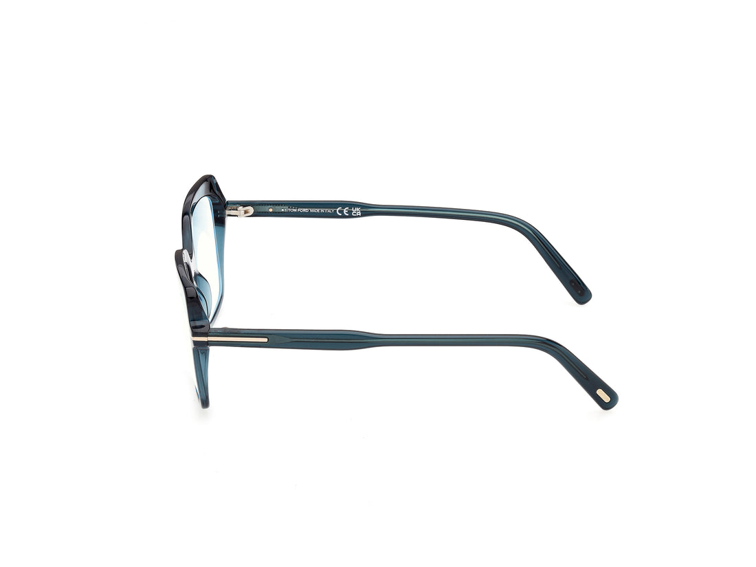 Lunettes de vue tom ford ft5947-b 090 azul butterfly femenino taille 54mm - Vue détaillée